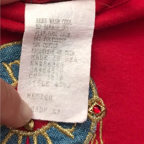 Vintage 80s Cropped Denim Jacket & Top Set, City Girl, Jean Plaid Blazer, Medium - Picture 13 of 16